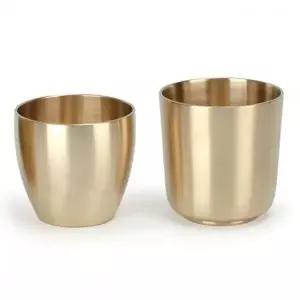 [골드스마일]유기잔 방짜유기 찻잔 술잔 물잔 소형 1P