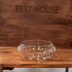 유리화분 화병 어항 수반 16x8cm