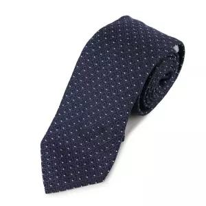 페라가모 간치지 자카드 실크타이 35-1355-001 NAVY 789250