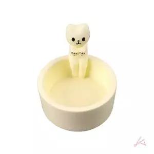 고양이 불멍 촛대 캔들홀더 캔들용기 홀더