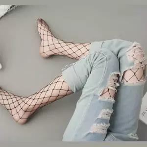 망사 그물 스타킹
