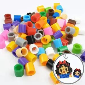 젤리빅비즈 공예 단품 믹스 500P 투명 유아 회색 컬러