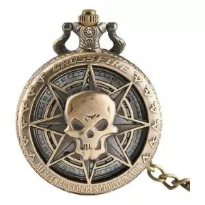 포켓위치 시계 회중시계 선물 패션 해골 빈티지