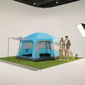 대형 가족용 리빙쉘 텐트 4500 6000 투룸 구조 거실형 캠핑 사계절텐트