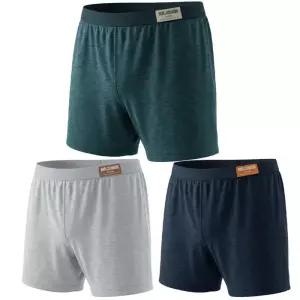 [미미캐츠]MR주니어 입자마자 시원한 인견 로고라벨 남성 주니어 트렁크 팬티 3매입 T