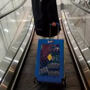 캐리어 여행용 쇼핑 폴더 특대 접이식 박스형 카트 핸드카