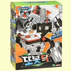 미니 구급차 변신 로봇 어린이 장난감 선물 5단 합체 닥 캐릭터 남아용 구조대 완구