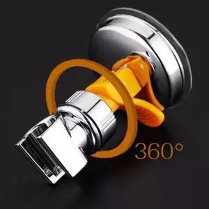 샤워기헤드걸이 욕실 흡착식 비누받침대호스 각도조절