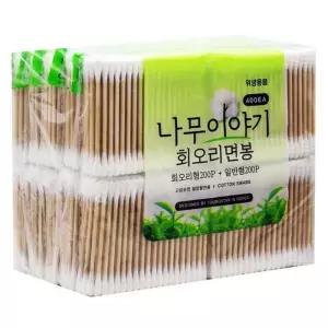 [에스에스_62]귀후비개 회오리형 면봉(400개입)5개