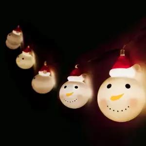 [오너클랜]LED크리스마스가랜드(눈사람) 크리스마스 파티 장식