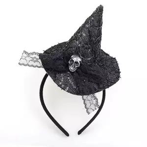 할로윈마녀모자머리띠(블랙)