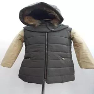 [의류] W16111050 리얼 라쿤퍼 소매배색 후드 롱 패딩 점퍼