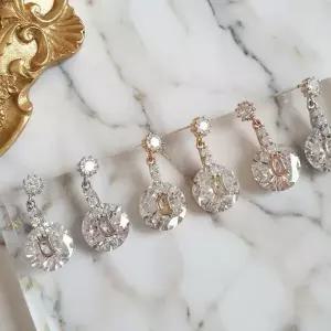 /신상오픈런 여성용 사계절 일상 착용 드롭 이어링