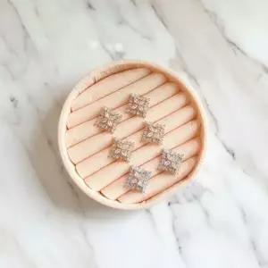 /신상오픈런 여성용 반짝임 지르코니아 미니 스터드 귀걸이