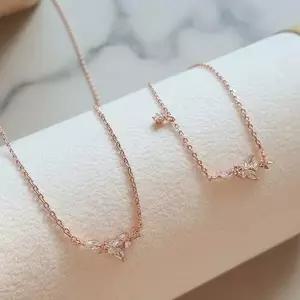 /신상오픈런 여성 데일리 러블리 나비 목걸이와 팔찌 세트