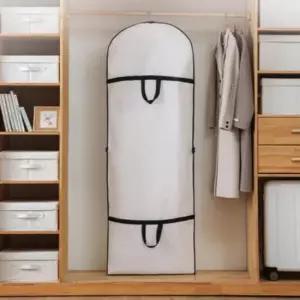 [생활] 롱 한복 코트 웨딩드레스 손잡이 옷 커버 보관 가방