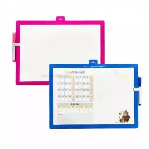 양면 화이트보드 미니 칠판 정답판 스코어보드 학습용 보드판 메모 드로잉용