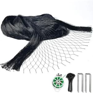 정원용 50피트 새 그물망 6개 블루베리 덤불 과일 나무 및 사슴 다람쥐를 위한 1인치 정사각형 메쉬 크기의