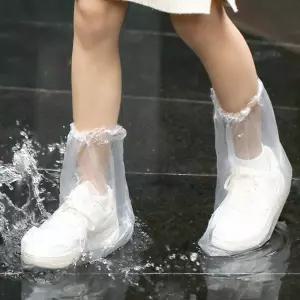 장만 일회용 비닐 신발커버 방수덮개 5쌍 비닐장화 어린이용 성인용 택일 JAJ3+6nIn