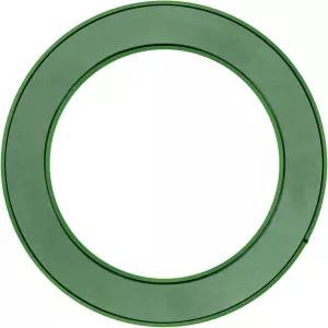 흡입 컵이 있는 BESTONZON 대형 원형 플로럴 폼 링 신선한 인공 꽃을 위한 습식 화환 베이스 케이지 웨딩카