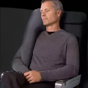 [오너클랜]잔솔 휴대용 목베개 여행용 비행기 기내용 에어목배게