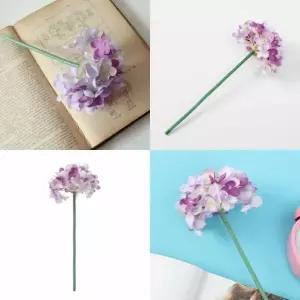 [셀러에이드]수국 인테리어 꽃 조화 장식 소품 퍼플 꽃꽂이 재료