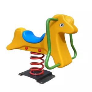 놀이터 스프링 목마 공원 동물 흔들말 시소 야외 흔들의자