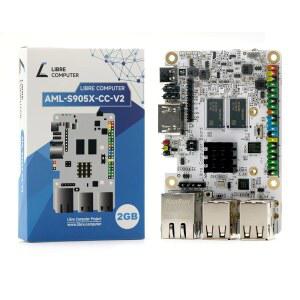 리브레 컴퓨터 고구마 싱글 보드 ARM SBC AML-S905X-CC-V2 2GB 파이 PC 대안