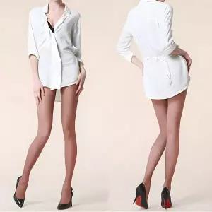 [에이치플러스몰]WL 광택스타킹 승무원스타킹 커피 살색 검정 고탄력스타킹 10매