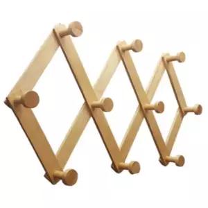 [생활] 영수746 아트 원목 자바라 옷걸이 특대 나무 행거