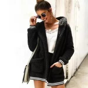 [옷은날개] LC00215 초봄 입기 좋은 오픈스타일 양털 후드 가디건