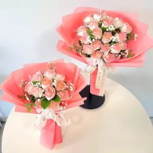 로맨틱앤 비누꽃다발 장미 11송이 선물 졸업꽃다발 입학식 생일선물