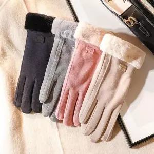 [셀러에이드]WL 스마트폰터치 골프 캠핑 스키 밍크 겨울 장갑