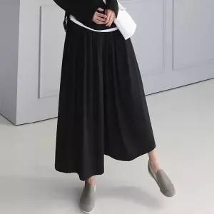 [유야]여성 주름 스판 와이드 통바지 치마바지 -FPN0726- 봄 가을