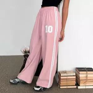 [유야]여성 10 배색 밴딩 통바지 긴바지 츄리닝 -FPN0700- 봄 여름