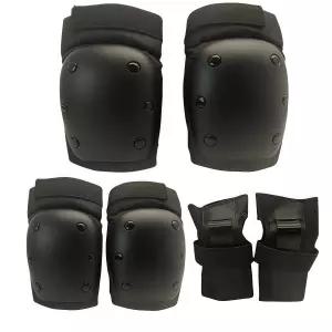 쉔모어 성인/청소년 무릎 보호대 용 팔꿈치 6 in 1 장비 세트 스케이트보드 자전거 롤러스케이트 사이클링