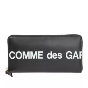 휴즈 로고 집어라운드 지갑 SA0110HL BLACK