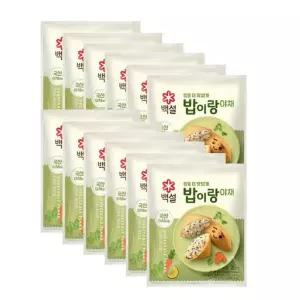 CJ 백설 밥이랑 야채 27g 12개