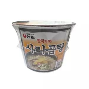 [농심] 사리곰탕 큰사발 111g 6개