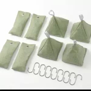 sh) 숯주머니 습기제거 DP67544 대나무 공기정화 8p세트(그린)