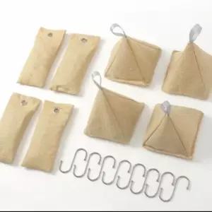 sh) 습기제거 8p세트(베이지) 숯주머니 대나무 DP67549 공기정화