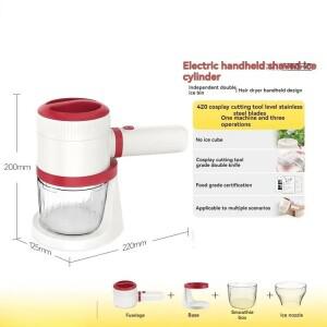 전기 얼음 면도 가정용 소형 휴대용 튜브 스무디 기계 모래 및 PortableTool