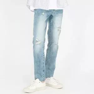 [셀러에이드]WL JMM 5033 남성워싱헤지컷팅스판청바지