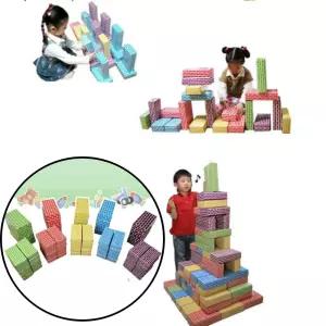 종이블럭 벽돌 대형 창의 쌓기 타워 유아보드게임 조립완구