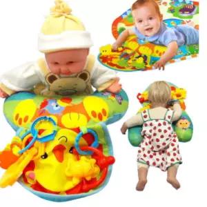 베이비 터미타임 딸랑이 모빌 신생아 배밀이 아기방 엎드려 목쿠션