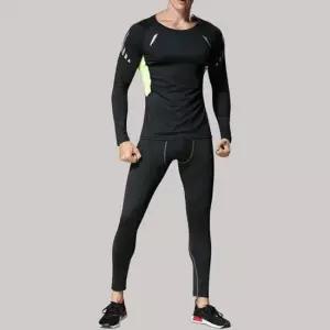 남성 헬스 기능성 운동복 긴팔 레깅스 세트