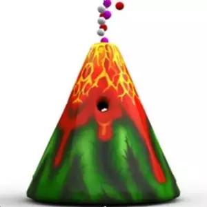 볼풀공 발사기 화산 게임 장난감 키즈카페 놀이방 폭발