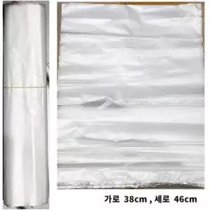 비닐봉지 비닐 봉투 속지 왕대 봉지 일회용 38cm 100매 X10개