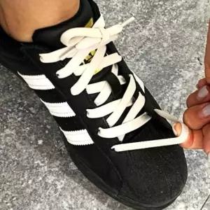 커스텀 고무줄 운동화 신발끈 아이보리 100cm 고무신발끈