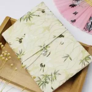 [문구/오피스] 커버 북 빈티지 패브릭 책보호 플라워 다이어리 A5